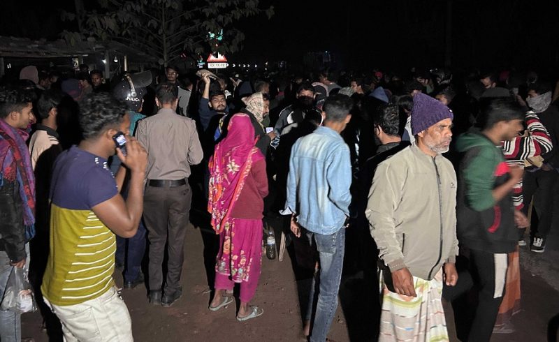 Three people, including a university student, were killed in a road accident in Rajshahi